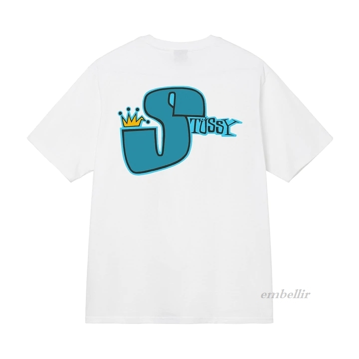 [STUSSY] Phat S 50-50 T-Shirt Tシャツ ステューシー ステューシー PHAT S TEE ロゴ Tシャツ 半袖 4色