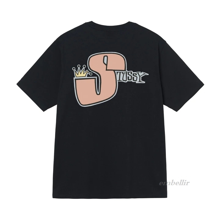 [STUSSY] Phat S 50-50 T-Shirt Tシャツ ステューシー ステューシー PHAT S TEE ロゴ Tシャツ 半袖 4色