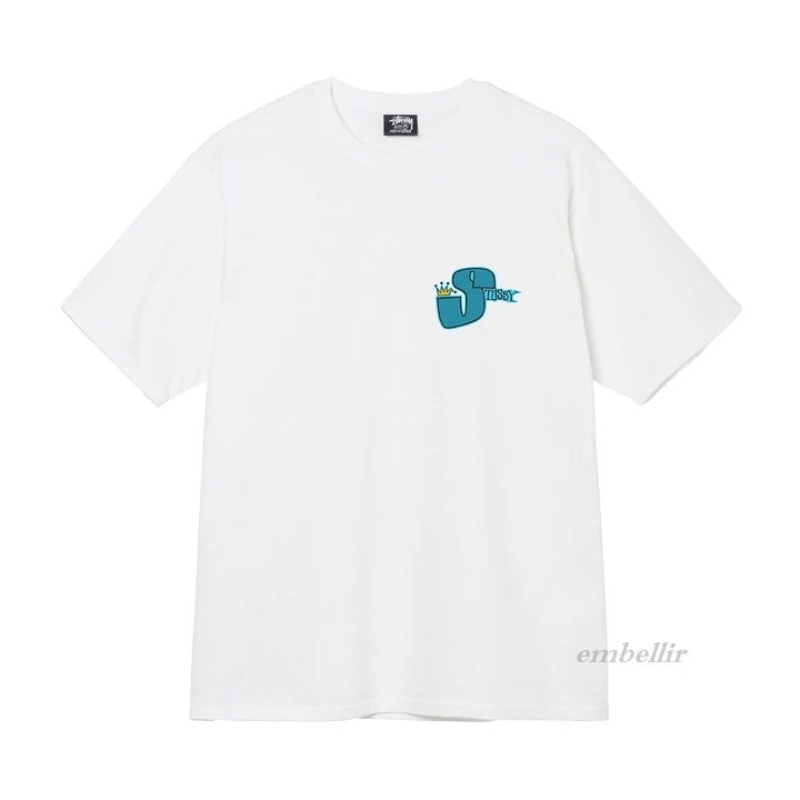 [STUSSY] Phat S 50-50 T-Shirt Tシャツ ステューシー ステューシー PHAT S TEE ロゴ Tシャツ 半袖 4色