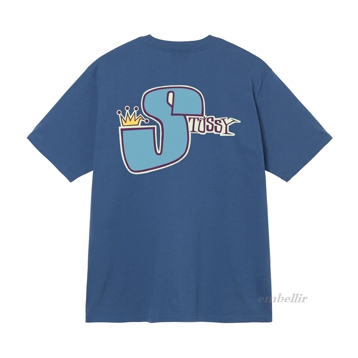 [STUSSY] Phat S 50-50 T-Shirt Tシャツ ステューシー ステューシー PHAT S TEE ロゴ Tシャツ 半袖 4色